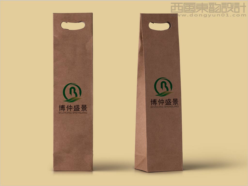 博仲盛景醫(yī)藥技術(shù)公司手提袋設計