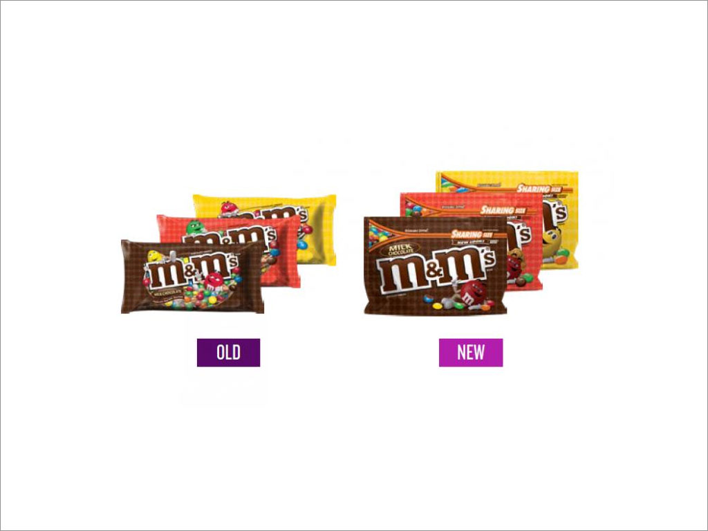 M&M's(US):重新設計的包裝 M&M's(US):重新設計的包裝