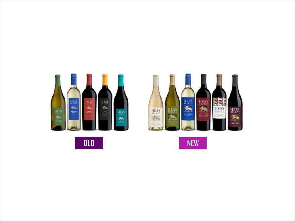 赫斯收藏酒莊(Hess Collection Winery)赫斯精選(Hess Select)葡萄酒重新包裝優化設計 赫斯收藏酒莊(Hess Collection Winery)赫斯精選(Hess Select)葡萄酒重新包裝優化設計