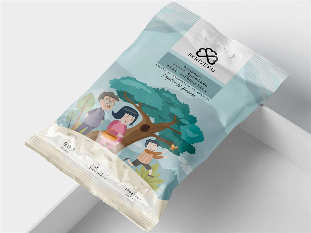 拉脫維亞Skrīveru巧克力糖果包裝設(shè)計之實(shí)物照片