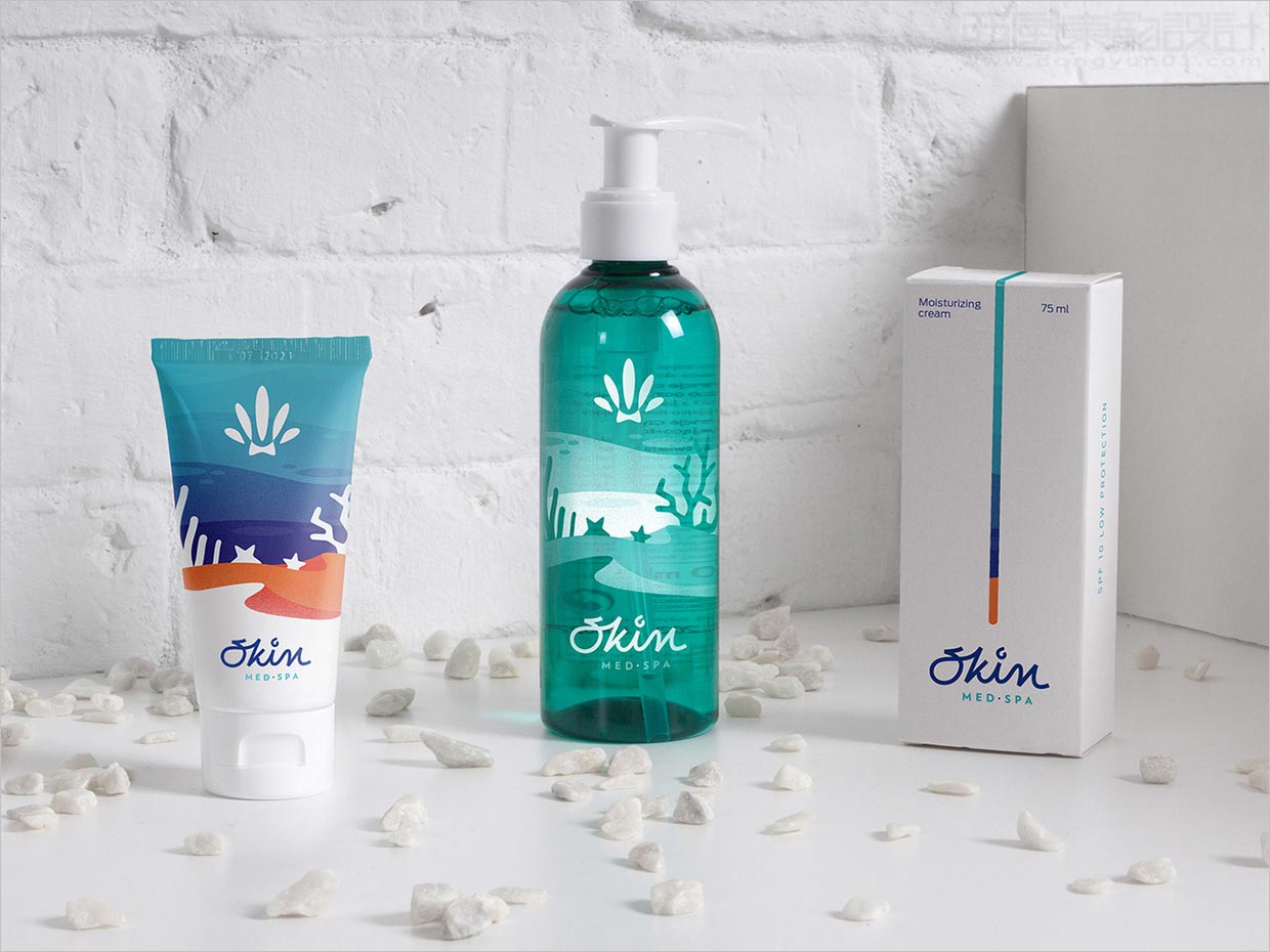美國Skin Med Spa肌膚修復藥妝產(chǎn)品包裝設(shè)計
