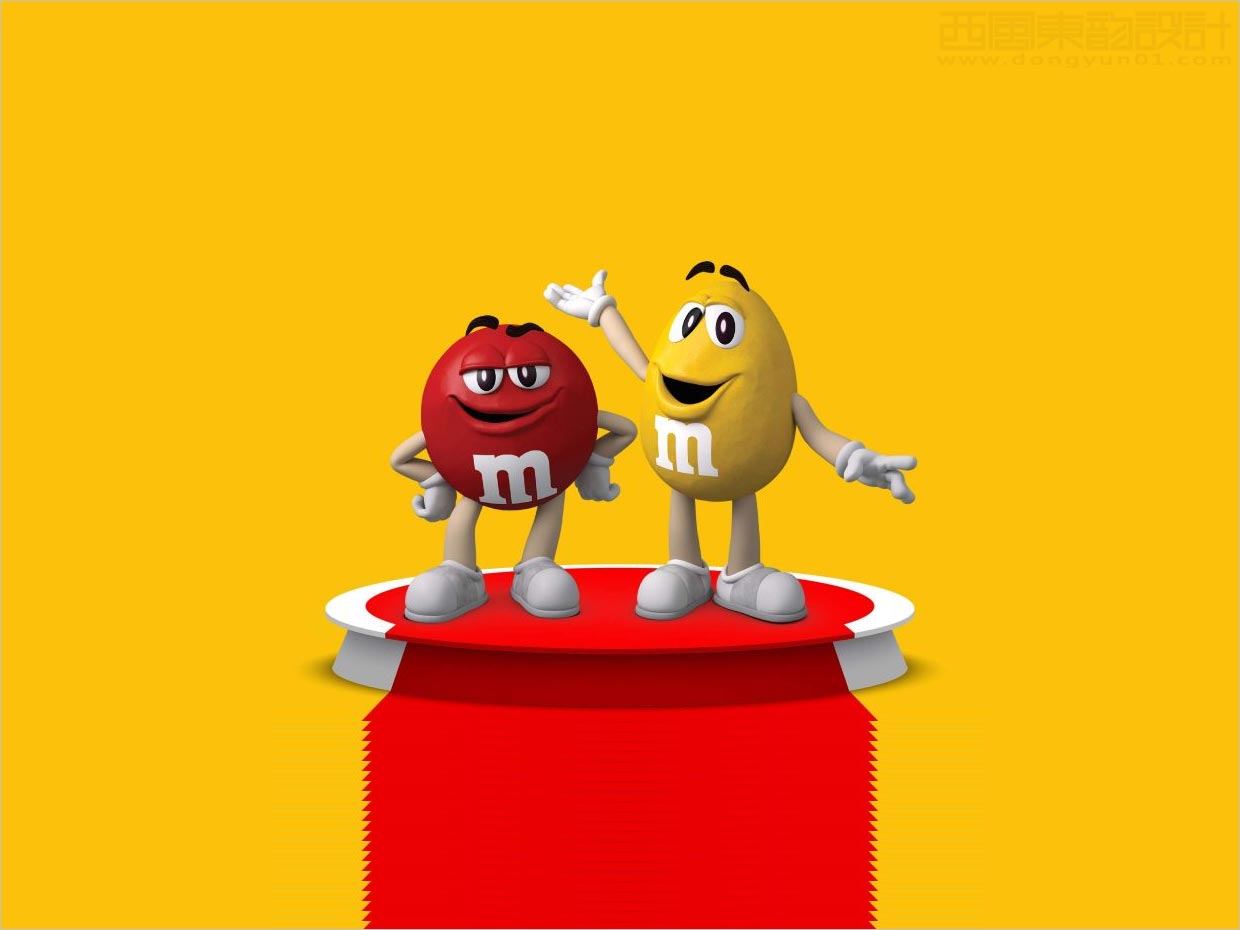 M＆M的吉祥物設計案例欣賞