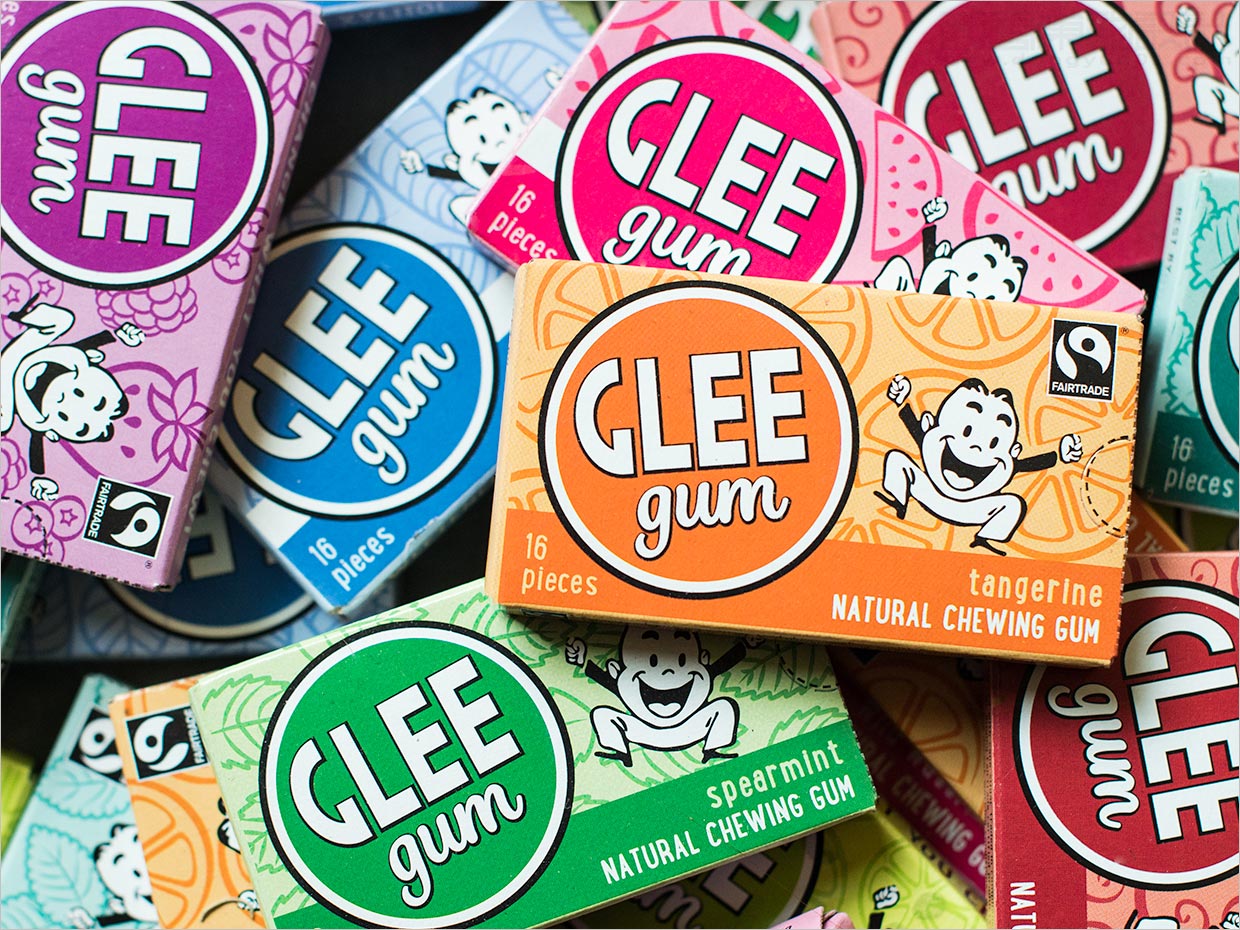 Glee Gum口香糖包裝設計