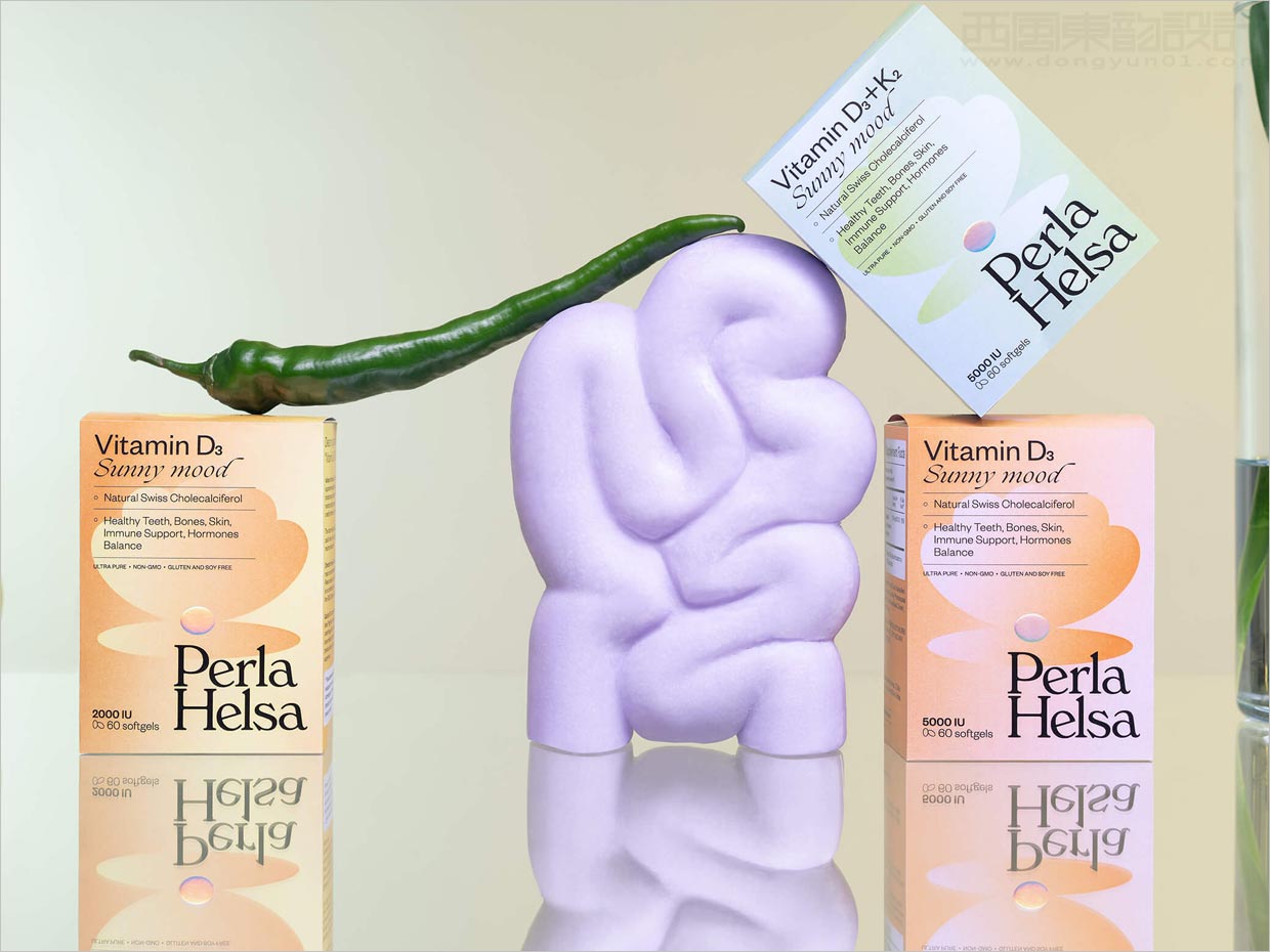 烏克蘭Perla Helsa膳食營養補充劑保健品包裝設計