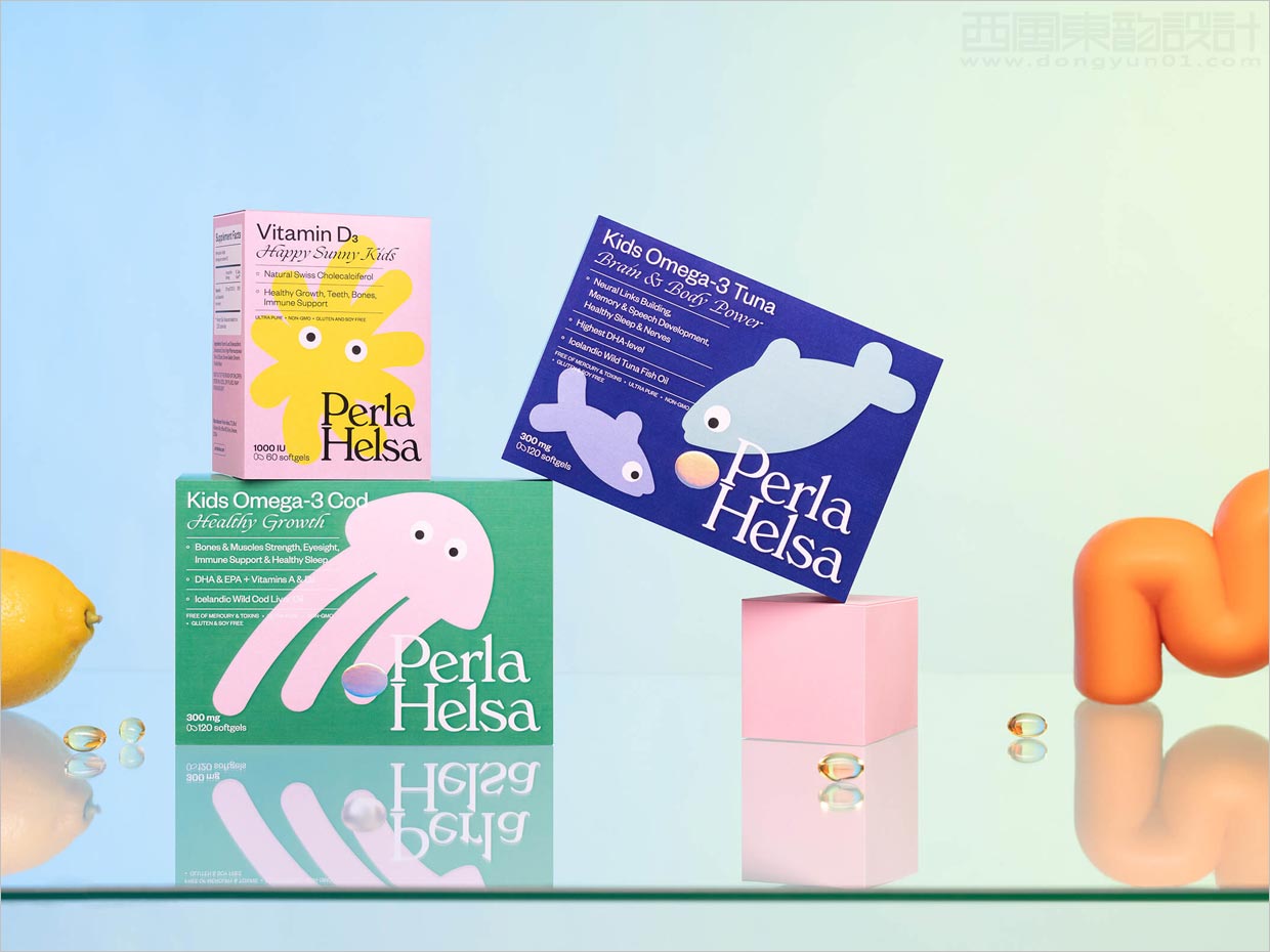 烏克蘭Perla Helsa膳食營養補充劑保健品包裝設計