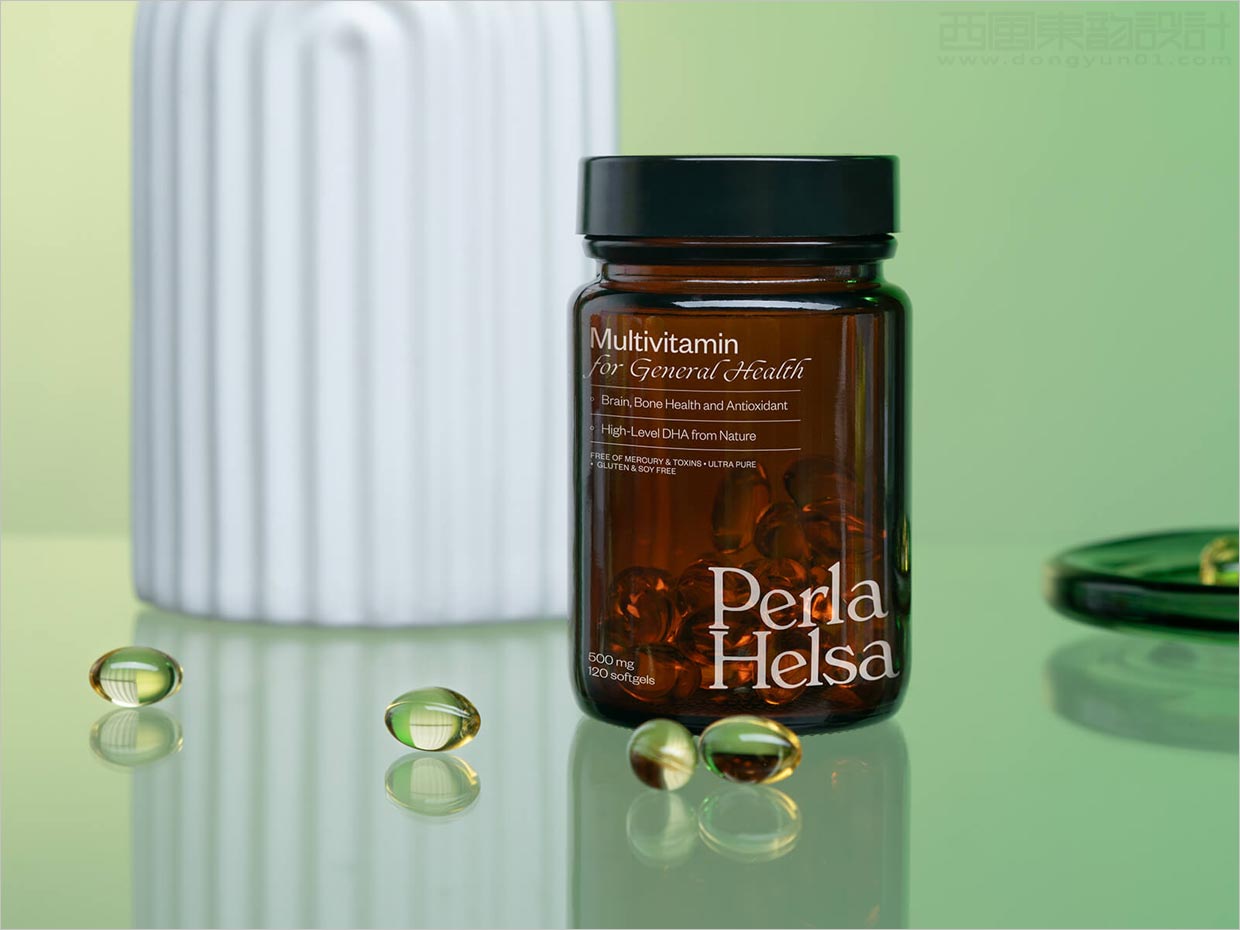 烏克蘭Perla Helsa膳食營養補充劑保健品包裝設計