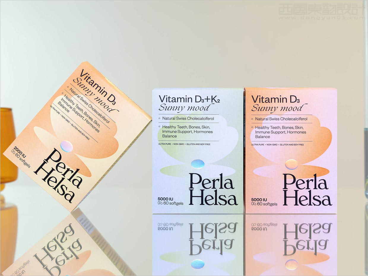 烏克蘭Perla Helsa膳食營養補充劑保健品包裝設計