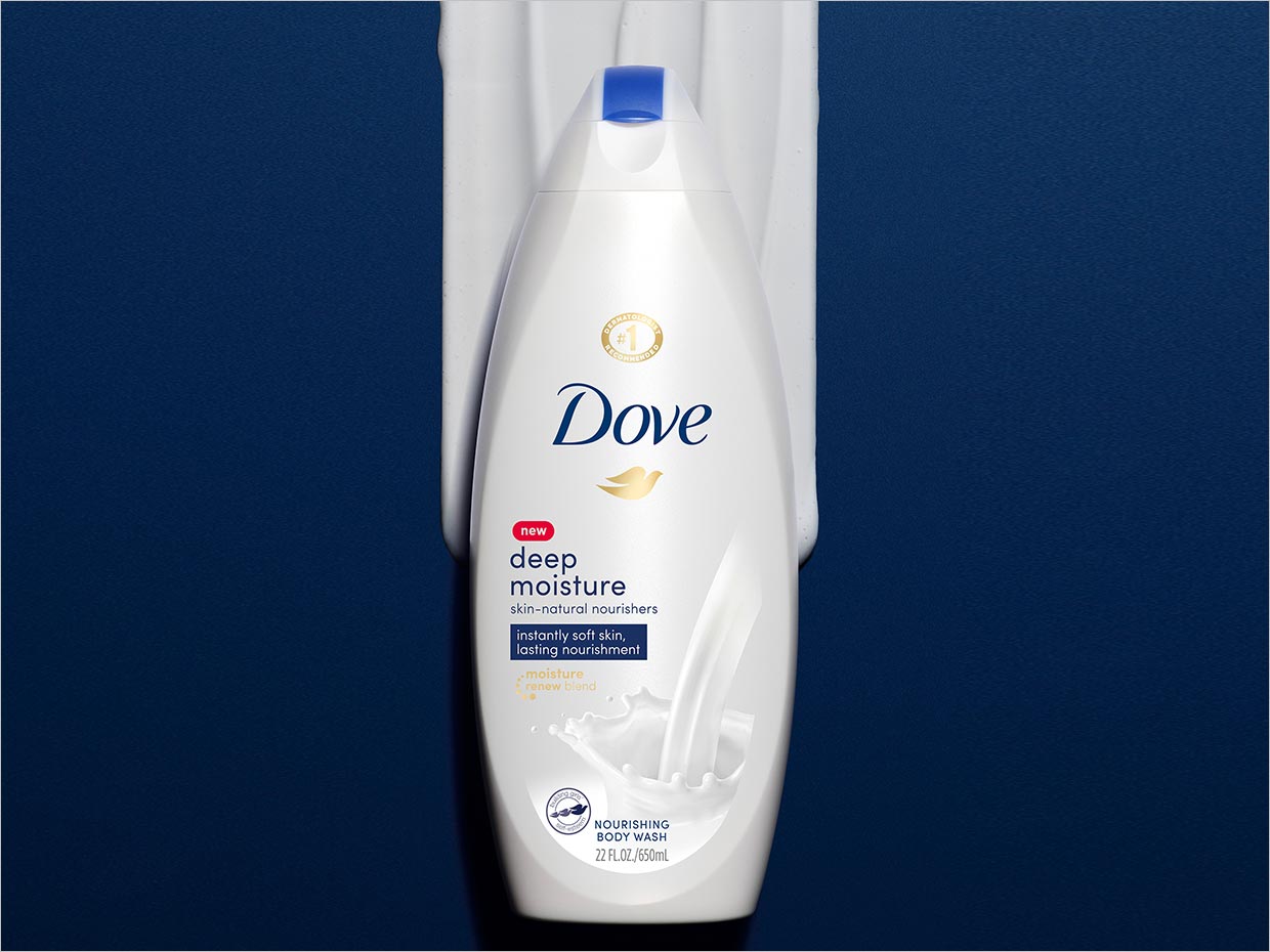 聯合利華Dove身體沐浴露個人護理產品包裝設計